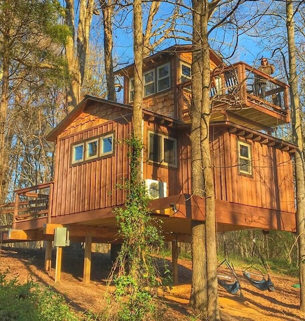 Outside back view