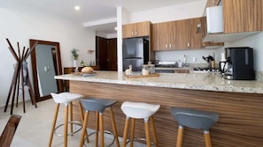 Grab a snack at the breakfast bar