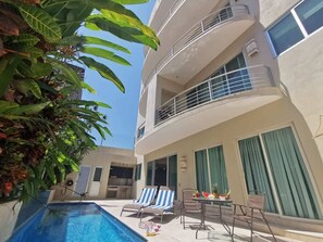Spend the day relaxing by the pool