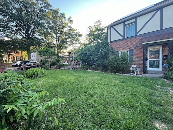 Beautiful front yard and garden.