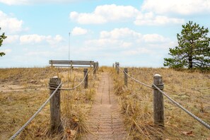 Private path to beach