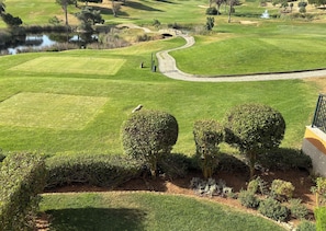 Stunning garden and golf course views from the balcony
