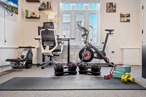 Break a sweat in the fitness area