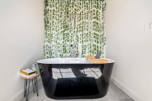 Ensuite bathroom with separate shower and tub
