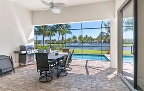 Backyard patio