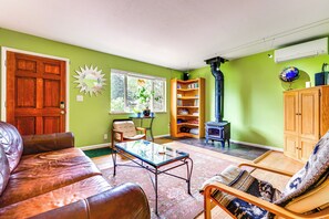 Living Room | Decorative Wood-Burning Stove