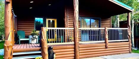 Exterior front patio