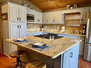 Chefs Kitchen with gas stove/oven