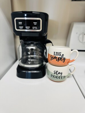 Kaffe och/eller kaffebryggare