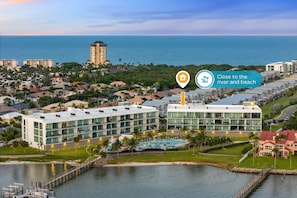 Prime location between the river and ocean