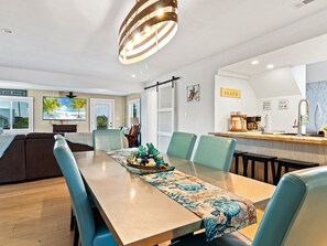 Eat together in the spacious Dining Area to share a meal and memories.