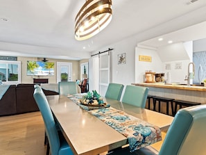 Eat together in the spacious Dining Area to share a meal and memories.