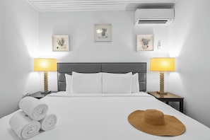 Retreat to one of four cozy, king-sized bedrooms, two in the main house and two in private apartments—each offering plush beds, Smart TVs, and restful ambiance.