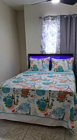 The 2nd BDRM offers a comfortable double bed with cozy linens, ideal for comfort