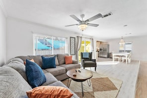 This is the main living room area of the home