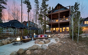 Beautiful outdoor lounge areas to enjoy the fresh mountain air.