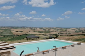 Schwimmbad des Ferienhauses