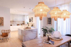 Dining Room, Kitchen