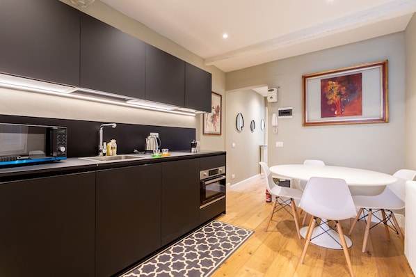 Dining Room, Kitchen