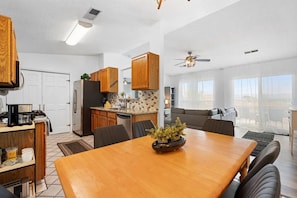 Dining Area and kitchen