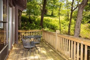 Breath in fresh air at your private deck.
