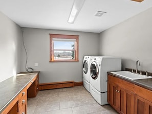 Laundry room and work space