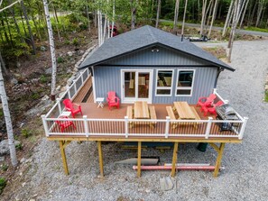 Entire Home, large wrapped deck, plenty of parking. 