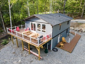 Outside deck