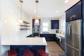Ample counter space to prep your meals with ease.