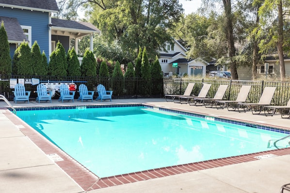 Enjoy time at the community pool across the street!