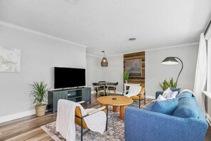 Open living & dining area. 
