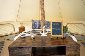 Interior Decor of The Nautical Tent close to Grotto