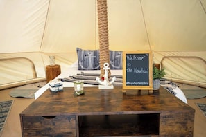Interior Decor of The Nautical Tent close to Grotto