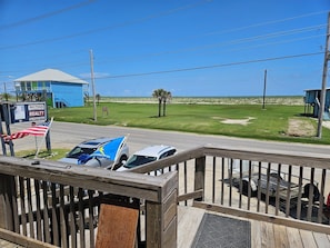 View of the beach of the Gulf of America...only a short walk to the beach.