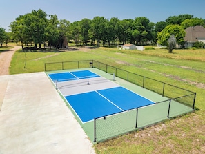 Pickleball court on the property for your use
