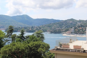 Vue depuis lâhĂ©bergement