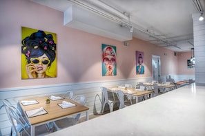 Cafe downstairs