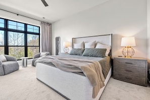 Primary Bedroom with King Bed and ensuite