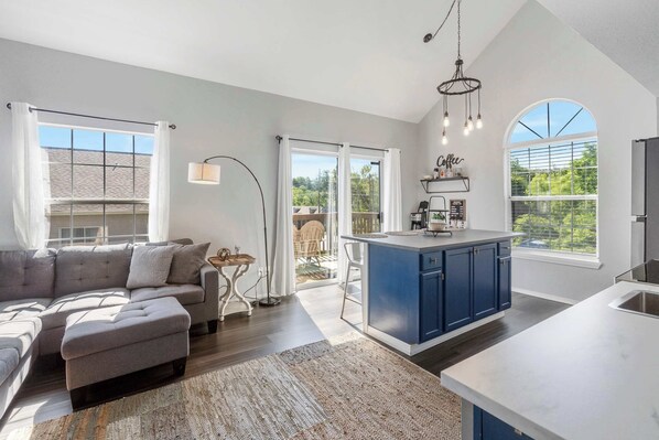 Enjoy the breezy, open layout of the main living spaces
