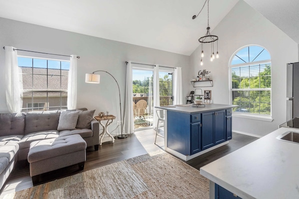 Enjoy the breezy, open layout of the main living spaces
