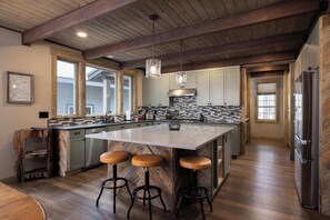 Prepare your favorite meals in the full kitchen 
