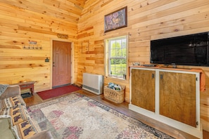 Entryway | Living Room | 1st Floor | Full Sleeper Sofa | Flat-Screen TV