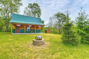 Exterior | Secluded Property | Fire Pit