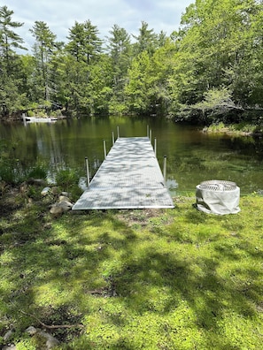 Private Dock perfect for pontoon or fishing boat.