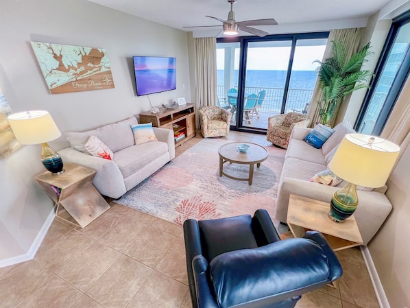 Living Room with Gulf view