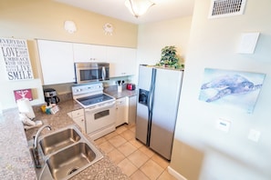 View of the kitchen