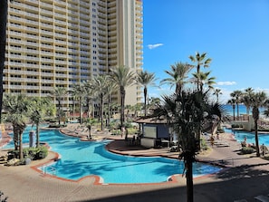 AMENITY FEE NOT INCLUDED WITH RENTAL!!- 1 BEDROOM $85, 2 BEDROOM $100, 3 BEDROOM $115 THIS AMENITY FEE IS PAID DIRECTLY TO SHORES OF PANAMA AND COVERS YOUR PARKING AND WRISTBANDS!!