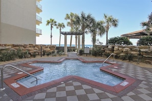 Outdoor hot tub
