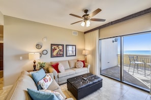 Living room + sleeper sofa