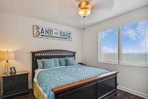 Master bedroom with view of the Gulf